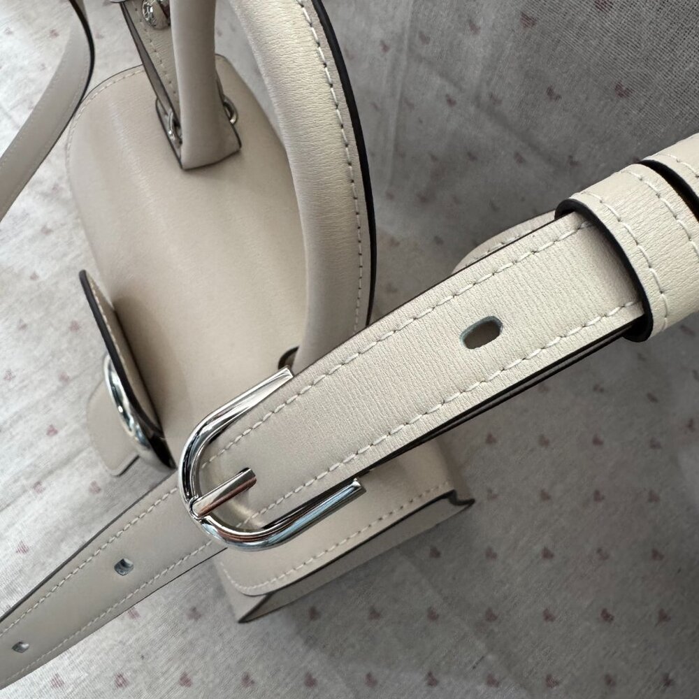 Delvaux Box Calfskin Mini Brillant Satchel Ivory - Picture 5 of 15